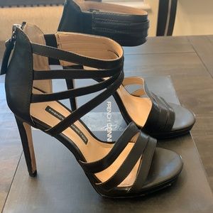 French Connection Vera M Black High Heel Shoes - Sz 7.5